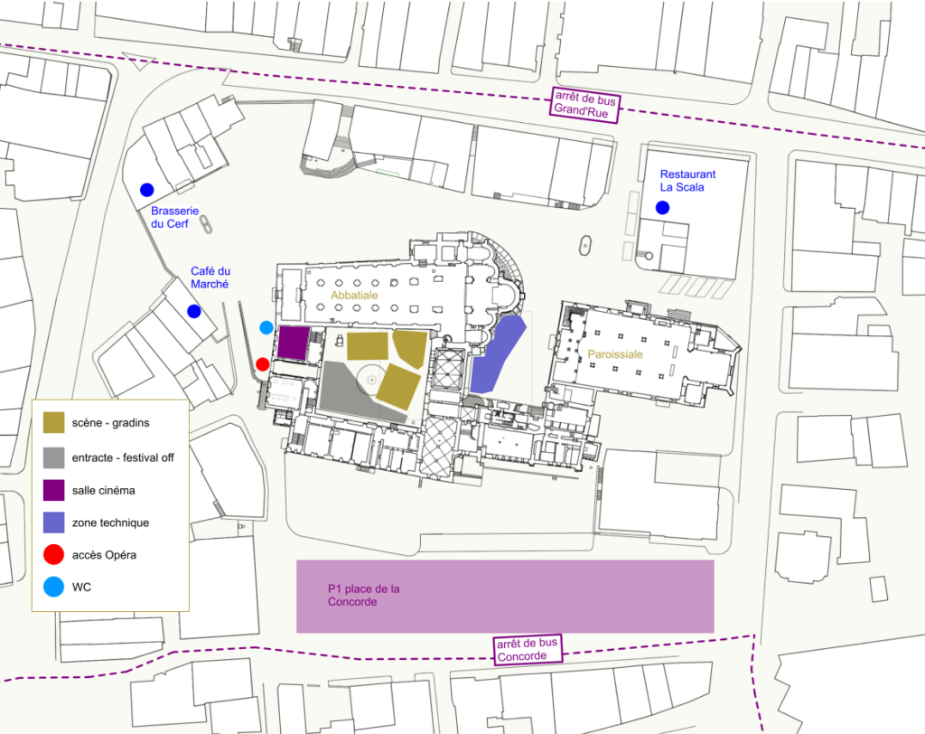 Plan Opéra Impératrice PRATIQUE - plan accès_carte_opera de l'imperatrice_payerne